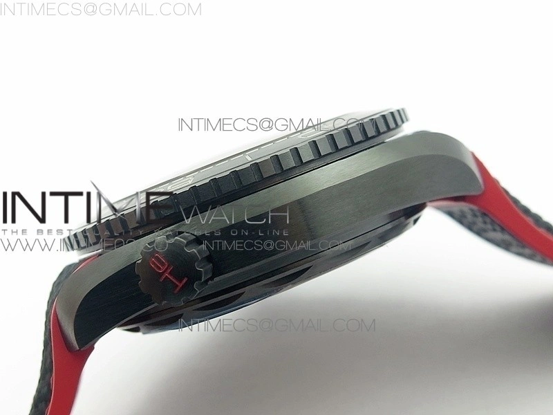 Planet Ocean 45.5mm Deep Black Real Ceramic VSF 1:1 Best Edition on Black Nylon Strap A8906 Super Clone